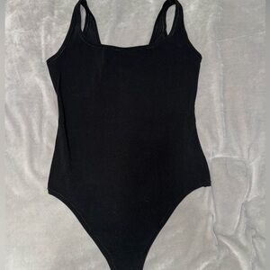 ‘PINK’ black body suit